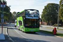 EFY 426 (Ayats) auf Stadtrundfahrt am 18.09.2014 Stockholm Djurgårdsvägen.
