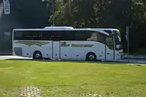TZB 292 (Mercedes-Benz Tourismo). Aufgenommen am 18.09.2014 Stockholm Djurgårdsvägen.
