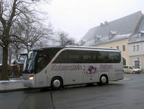 Setra S 411 HD in Marienberg. (3.12.2014)
