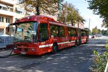 XAY 708 (Volvo 8500) abgestellt an der Östra station Stockholm am 18.09.2014.
