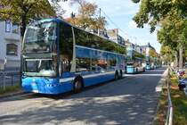 COC 524 (VDL Synergy) abgestellt an der Östra station Stockholm am 18.09.2014.
