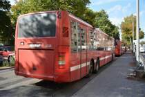 TBM 508 (Volvo 8500) abgestellt an der Östra station Stockholm am 18.09.2014.
