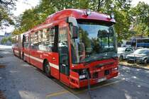 XAY 708 (Volvo 8500) abgestellt an der Östra station Stockholm am 18.09.2014.
