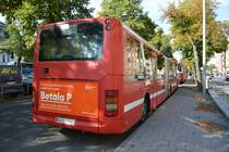 WZE 997 (Volvo 8500) abgestellt an der Östra station Stockholm am 18.09.2014.

