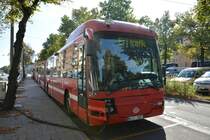 WZE 997 (Volvo 8500) abgestellt an der Östra station Stockholm am 18.09.2014.
