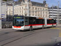 VBSG - MAN Lion`s City  Nr.276  SG  198276 unterwegs auf der Linie 7 in St.Gallen am 13.12.2014