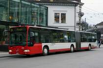 STADTBUS WINTERTHUR: MERCEDES CITARO Nr. 325 auf dem Bahnhofplatz Winterthur am 10. Dezember 2014.
Foto: Walter Ruetsch