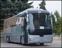 MAN Lion's Coach von Lindlarer Reisedienst aus Deutschland in Sassnitz am 12.08.2013