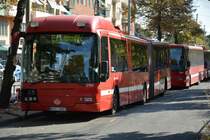 WZE 997 (Volvo 8500) abgestellt an der Östra station Stockholm am 18.09.2014. 