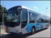 MAN Lion's Regio der Kraftverkehrsgesellschaft mbH Ribnitz-Damgarten (ex. Osteebus) in Bergen am 14.08.2013