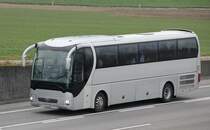 MAN Lion's Coach, près de Berne décembre 2014