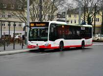 Mercedes-Benz O 530 III (Citaro 2. Generation) auf der Linie 791 nach Monheim Mona Mare am Hauptbahnhof Solingen.(9.12.2014)
