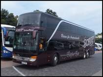 Setra 431 DT von Schuy aus Deutschland im Stadthafen Sassnitz am 17.08.2013