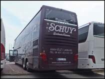 Setra 431 DT von Schuy aus Deutschland im Stadthafen Sassnitz am 17.08.2013