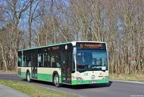 01.03.2014 Wagen 533 (Citaro I)der Verkehrsbetriebe Brandenburg an der Havel, VBBr am Spechtbogen. 