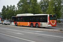 MAN Lion's City CNG mit dem Kennzeichen SLU 235 in Linköping am 19.09.2014 unterwegs.