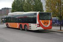 SLU 235 abgestellt am Bahnhof Linköping am 19.09.201414. Aufgenommen wurde ein MAN Lion's City CNG.
