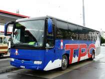 TPC - ILIADE Bus VD 1117  unterwegs nach Villars beim Bahnhof von Aigle am 08.06.2008