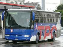 TPC - ILIADE Bus VD 451763 unterwegs nach Villars bei der Haltestelle beim Bahnhof von Aigle am 08.06.2008