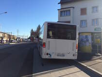 Mercedes Citaro Nr. 48 (2001) der VBG (Subunternehmer Maag Busbetrieb AG) am 23.12.2014 am Bahnhof Dübendorf. Dieser Citaro stammt ursprünglich von den VZO und gelangte via VBZ in den Besitz von Maag.