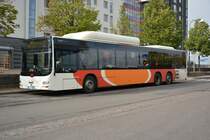 SLO 718 abgestellt am Bahnhof Linköping am 19.09.2014. Aufgenommen wurde ein MAN Lion's City CNG.

