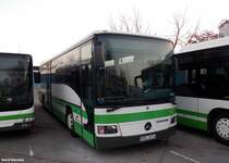 November 2012, ein Mercedes-Benz Integro I der VGBelzig steht auf dem ehemaligen Betriebshof in Brandenburg.