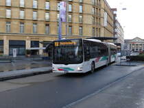 asm Seeland - MAN Lion`s City  Nr.47  BE  703520 unterwegs auf der Linie 72 in der Stadt Biel am 20.12.2014