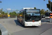 XWA 711 auf der Linie 430 am Bahnhof Norrköping am 19.09.2014. Aufgenommen wurde ein MAN Lion's City CNG.
