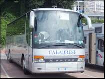 Setra 315 HD von Calabresi aus Italien im Stadthafen Sassnitz am 18.08.2013