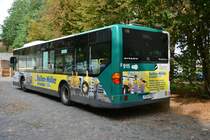 P-AV 915 steht als Linie 692 in Bornim und wartet auf seine Abfahrt in die Innenstadt von Potsdam. Aufgenommen am 24.09.2014 Mercedes Benz O530.
