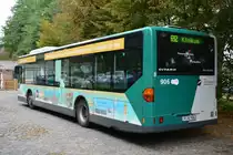 Am 25.09.2014 fährt P-AV 906 auf der Linie 692. Aufgenommen wurde ein Mercedes Benz O530 in Bornim.
