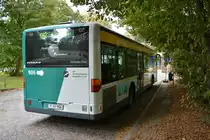 Am 25.09.2014 fährt P-AV 906 auf der Linie 692. Aufgenommen wurde ein Mercedes Benz O530 in Bornim.
