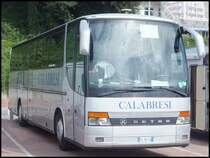 Setra 315 HD von Calabresi aus Italien im Stadthafen Sassnitz am 18.08.2013