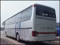 Setra 315 HD von Calabresi aus Italien im Stadthafen Sassnitz am 18.08.2013