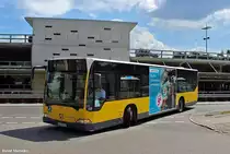 Ein Mercedes-Benz Citaro von BEX-Berlin am Bahnhof Blankenfelde. 21.07.2014