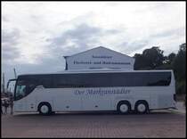 Setra 416 GT-HD von Der Markranst�dter aus Deutschland im Stadthafen Sassnitz am 19.08.2013