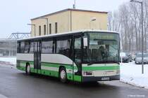 Der ehemalige PM-E 232, ein Mercedes-Benz Integro I der VGBelzig am Brandenburger ZOB.
28.01.2014