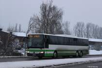 28.01.2014 PM-E 294 der VGBelzig, welcher auf BT Brandenburg stationiert ist, vor dem Hauptbahnhof/ZOB in Brandenburg an der Havel.