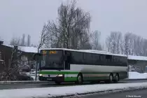 28.01.2014 PM-E 294 der VGBelzig, welcher auf BT Brandenburg stationiert ist, vor dem Hauptbahnhof/ZOB in Brandenburg an der Havel.
