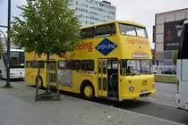 B-VM 627H (Büssing DE65) steht am 21.08.2014 Berlin Alexanderplatz.
