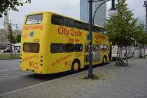 B-VM 627H (Büssing DE65) steht am 21.08.2014 Berlin Alexanderplatz.
