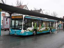 SVM Mercedes Benz Citaro C1 Facelift Märchenexpress am 02.01.15 in Frankfurt Enkheim