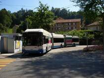 Hess BGGT-N2C LighTram3, VBL Luzern #232, 4.09.2013 Luzern Maihof