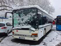 Setra S315 NF von Saar-Pfalz-Mobil (HOM-PM 744), Baujahr 2004, aufgenommen am 03.12.2014.