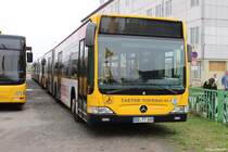 04.04.2014 vor dem DVB-Omnibusbetriebshof stand dieser Citaro II G. 