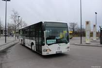 Ein Citaro I von Fahrdienst Brauch am Südkreuz Berlin. 15.02.2014