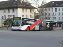 VB Biel - Mercedes Citaro Nr.154  BE 653154 unterwegs auf der Linie 5 beim Spitazentrum Biel am 22.12.2014
