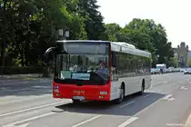 Ein MAN Lion`s City von Fechtner auf dem Stadtbahn SEV. Aufgenommen in Berlin, an der Straße des 17. Juni. 23.07.2014