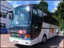 Setra 315 HDH vom Reiseb�ro Hock aus Deutschland im Stadthafen Sassnitz am 23.08.2014