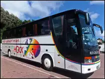 Setra 315 HDH vom Reiseb�ro Hock aus Deutschland im Stadthafen Sassnitz am 23.08.2014
